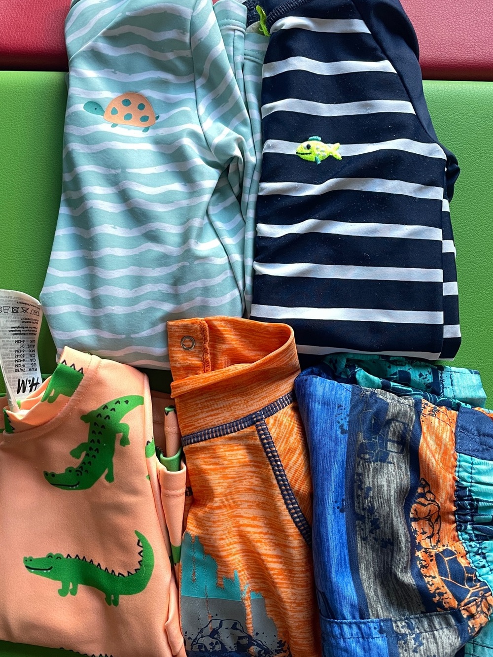 Baby boy Swimwear bundle (includes Carter’s and H&M)
